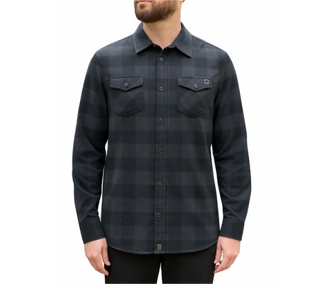 PREMIUM FLANNEL Charcoal/ Heather BLACK