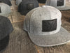 Wool Leather Patch Snap-back