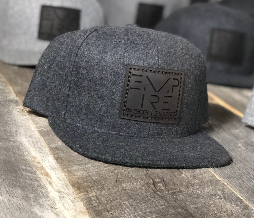 Wool Leather Patch Snap-back